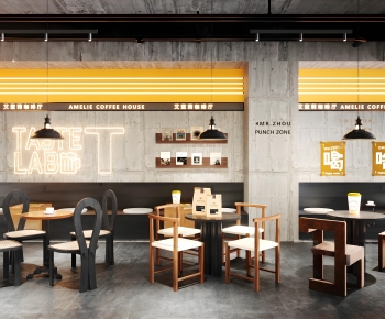 Industrial Style Milk Tea Shop-ID:649924049