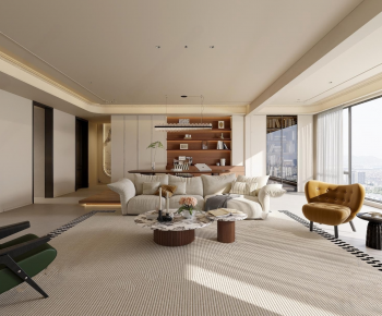 Modern A Living Room-ID:118989995