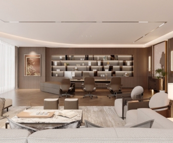 New Chinese Style Manager's Office-ID:410527943