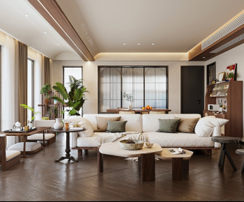 Modern A Living Room-ID:815540083