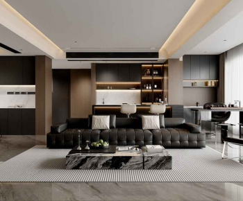 Modern A Living Room-ID:145615109