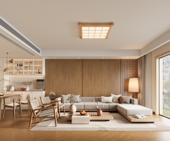 Japanese Style A Living Room-ID:391593938