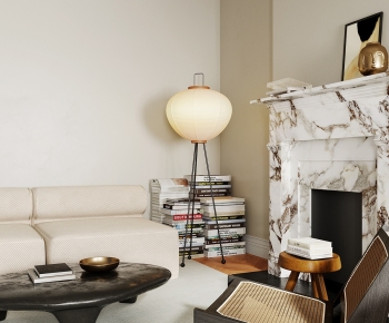 Modern A Living Room-ID:344868908