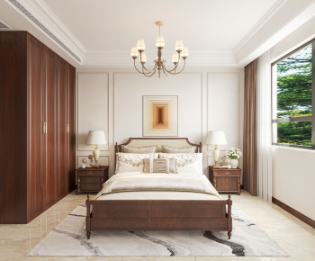 American Style Bedroom-ID:261966948