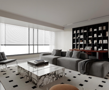 Modern A Living Room-ID:749726065