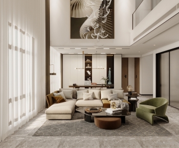 Modern A Living Room-ID:115622043