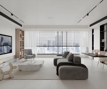 Modern A Living Room-ID:715013985