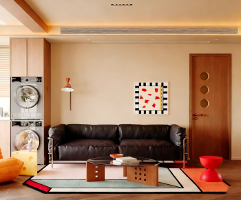 Modern A Living Room-ID:707950122