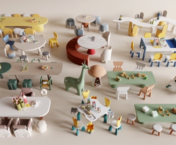 Modern Children's Table/chair-ID:289130298