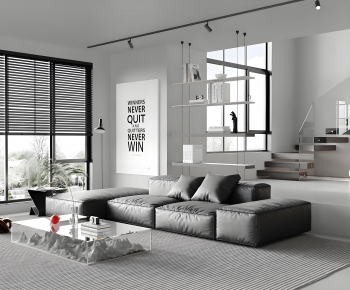 Modern A Living Room-ID:877402079