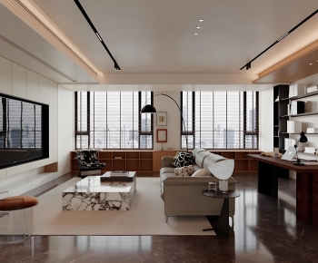 Modern A Living Room-ID:968761927