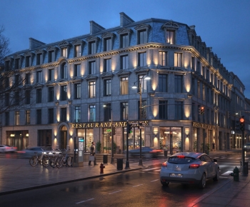 European Style Commercial Street-ID:717375044