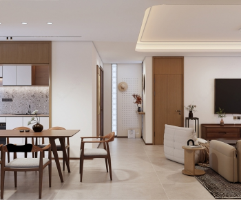 New Chinese Style A Living Room-ID:638407956