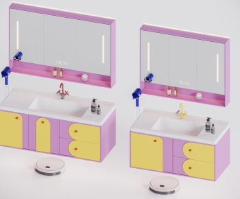 Modern Bathroom Cabinet-ID:385549184