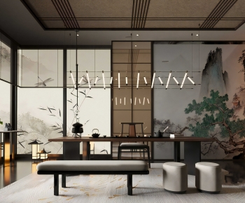 New Chinese Style Tea House-ID:638971092