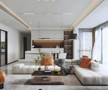 Modern A Living Room-ID:486430888
