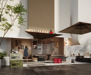 Modern Facade Element-ID:682838929