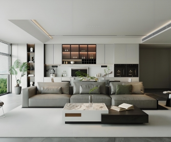 Modern A Living Room-ID:354892021