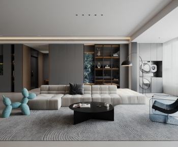 Modern A Living Room-ID:995708946