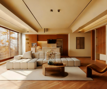 Wabi-sabi Style A Living Room-ID:759114035