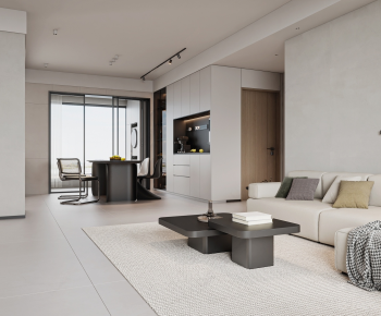 Modern A Living Room-ID:437144993