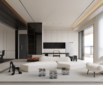 Modern A Living Room-ID:850955961