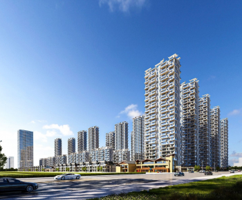 Modern Residential Building-ID:442127943