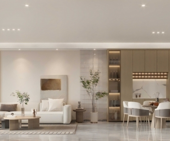 Modern A Living Room-ID:866614105