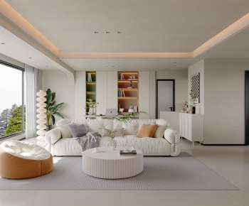 Modern A Living Room-ID:403898953