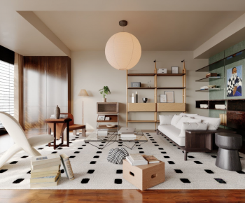 Modern A Living Room-ID:954606062