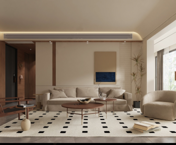 Modern A Living Room-ID:678426036