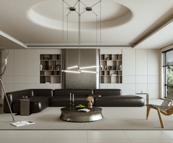 Modern A Living Room-ID:722683916