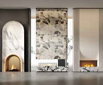 Modern Fireplace-ID:605825901