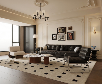 French Style A Living Room-ID:684938914