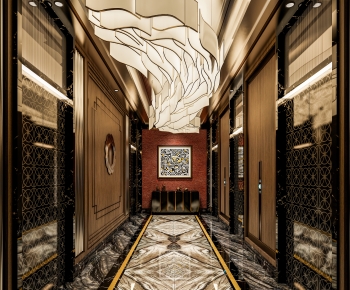 New Chinese Style Corridor-ID:291831976