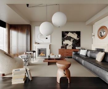 Modern A Living Room-ID:858747017