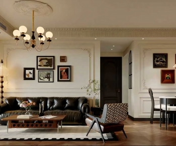 French Style A Living Room-ID:972894918