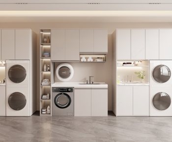 Modern Laundry Cabinet-ID:538767103