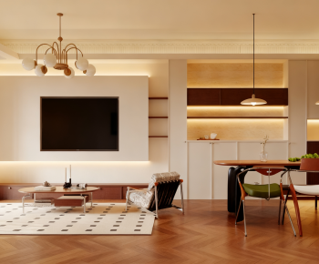 Modern A Living Room-ID:764679917