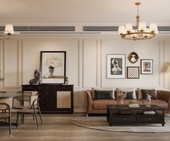 American Style A Living Room-ID:932559972