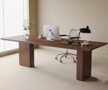 Modern Office Desk And Chair-ID:133872039