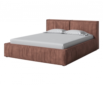 Modern Double Bed-ID:152414089