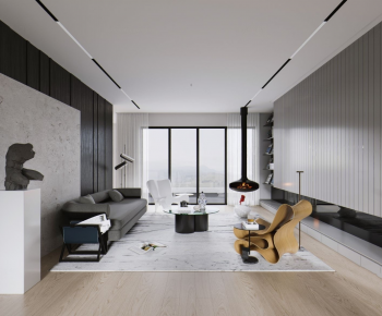 Modern A Living Room-ID:676213989