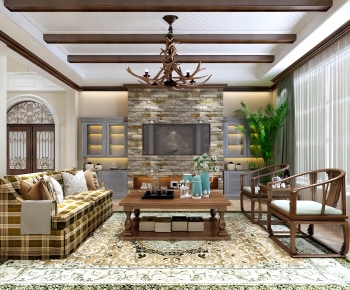 American Style A Living Room-ID:875526914