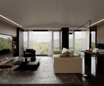 Modern A Living Room-ID:768918991