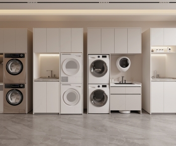 Modern Laundry Cabinet-ID:653131961