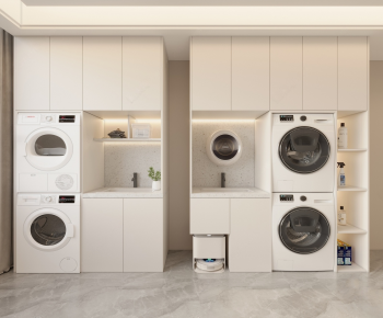 Modern Laundry Cabinet-ID:567575937