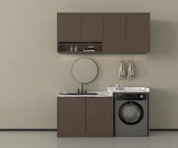 Modern Laundry Cabinet-ID:815670013