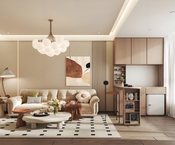 Modern A Living Room-ID:318918942