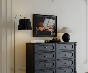 French Style Entrance Cabinet-ID:114371065